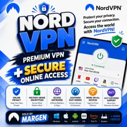 Nord VPN Premium VPN • 6 moi • Warranty • Fast Delivery
