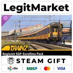 DLC Trainz 2022 DLC - RegioJet SGP-Eurofima Pack / Steam АВТО / РУ + МИР