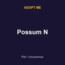 Possum N | ADM | Adopt Me