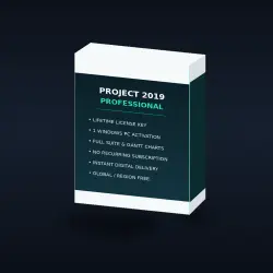 Microsoft Project 2019 Professional Лицензионный Ключ Бессрочная Лицензия 1 ПК Global