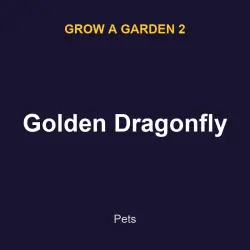 Golden Dragonfly Pet | GAG2 | Grow a Garden 2
