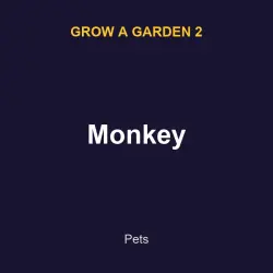 Monkey Pet | GAG2 | Grow a Garden 2