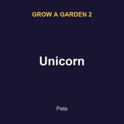 Unicorn Pet | GAG2 | Grow a Garden 2