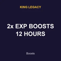 2x EXP BOOSTS 12 HOURS | King legacy | King legacy