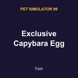 Exclusive Capybara Egg | PS99 | Pet Simulator 99