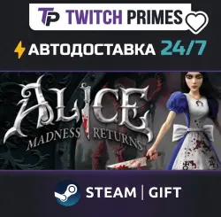 Ru+СНГ+Китай "Alice Madness Returns" Steam Gift автовыдача 24/7