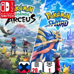 Pokemon Legends: Arceus + Pokemon Sword | Nintendo Switch 1/2