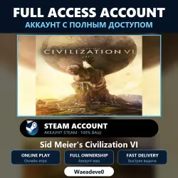 Sid Meier's Civilization VI - аккаунт Steam с ПОЛНЫМ ДОСТУПОМ | Аккаунт ваш | Онлайн