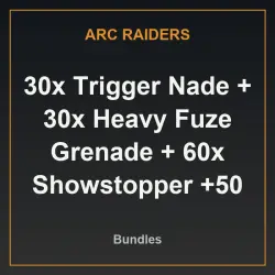 30x Trigger Nade + 30x Heavy Fuze Grenade + 60x Showstopper +50 Herbal Bandage Response (Bundle) | A