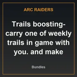 Trails boosting- carry one of weekly trails in game with you. and make sure three star (Bundle) | AR