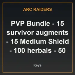 PVP Bundle - 15 survivor augments - 15 Medium Shield - 100 herbals - 50 trigger nades - 30 hatch key