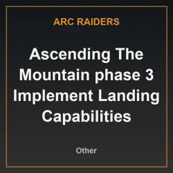 Ascending The Mountain phase 3 Implement Landing Capabilities MATERIALS Mountain stage 3 Mountain st