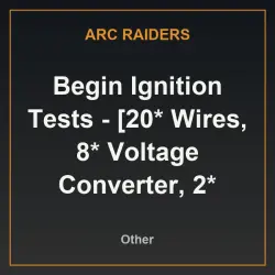 Begin Ignition Tests - [20* Wires, 8* Voltage Converter, 2* Sentinel Firing Core, 1* Rocket Thruster