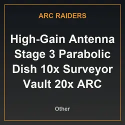 High-Gain Antenna Stage 3 Parabolic Dish 10x Surveyor Vault 20x ARC Synthetic Resin 15x Vaporizer Re