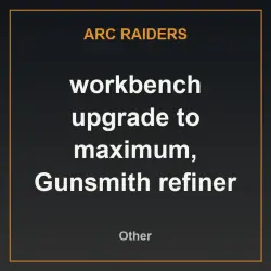 workbench upgrade to maximum, Gunsmith refiner medical, scrappy max level with vita spray Bp (Item)
