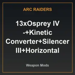 13xOsprey IV -+Kinetic Converter+Silencer III+Horizontal Grip+Extended Medium Mag (Weapon Mod) | ARC
