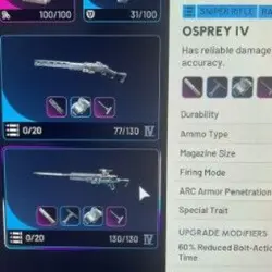 5X Osprey IV with extende barrelOR silencer3 OR muzzle break 3 OR Compensator3+ extendedmag3+horizon