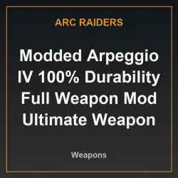 Modded Arpeggio IV 10 Durability Full Weapon Mod Ultimate Weapon Best Modded Best Attachment Ultim