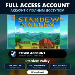 Stardew Valley - аккаунт Steam с ПОЛНЫМ ДОСТУПОМ | Аккаунт ваш | Онлайн