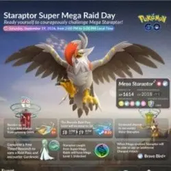 10x MEGA STARAPTOR RAID DAY TOMORROW! Join the 10x train! Secure your high - IV beast! Dominate the