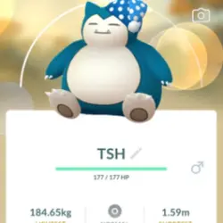 Non Shiny Night Cap Snorlax Non Shiny Sleepy Hat Snorlax Registered Trade 20 000 Stardust #Costume #
