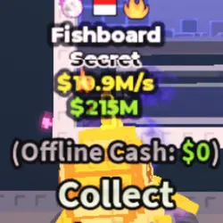 $10.9 M s Fishboard With 3 Traits (Секретный персонаж)