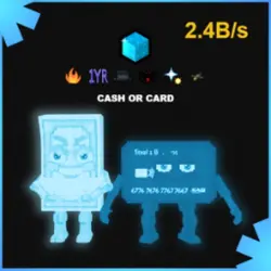 1YR Diamond Cash or Card 2.4B s #Sai (Секретный персонаж)