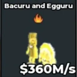 Bacuru and Egguru Divine 360M s (Секретный персонаж)