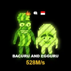 Bacuru and Egguru Radioactive 528M s Exclusive - Ultra Rare (Секретный персонаж)