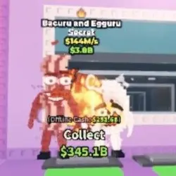 Bacuru and Egguru Secret 144M s (Секретный персонаж)