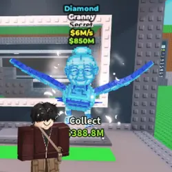 BASE Diamond Granny! Exclusive brain rot (Секретный персонаж)
