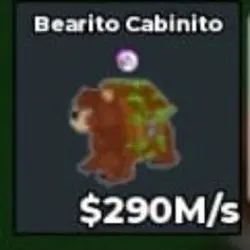 Bearito Cabinito with Trait 290M s (Секретный персонаж)