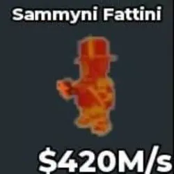 BS11281 Sammyni Fattini 1 Of 104 Lava 420M s (Секретный персонаж)