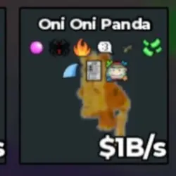BS12258 Oni oni panda Gold 1B s (Секретный персонаж)