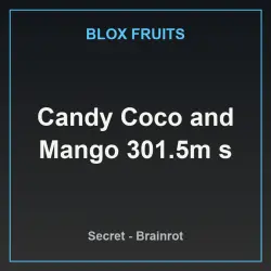 Candy Coco and Mango 301.5m s (Секретный персонаж)