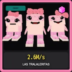 Candy Las Tralaleritas 2.6M s (Секретный персонаж)
