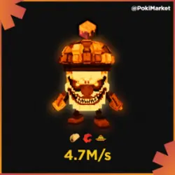 Cappuccino Clownino - Lava - 4.7M s (Brainrot God персонаж)