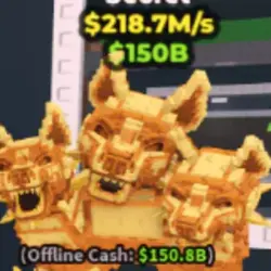 Cerberus 218.7M s Secret Gold (Секретный персонаж)