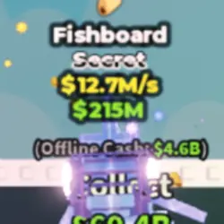 CRYSTAL fishboard $12.7M s RARE (Секретный персонаж)