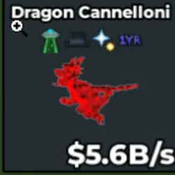 Cursed Dragon Cannelloni 5.6B s with rare traits (Секретный персонаж)