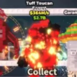 Cursed Tuff Toucan 364M s + Fire Trait (Секретный персонаж)