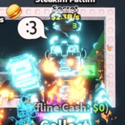 Cyber Steakini Fattini 2.3B S (:3 + 7 Traits) #C8QF5R (Секретный персонаж)