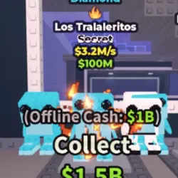 DIAMOND Los Tralaleritos SECRET Roblox (Секретный персонаж)