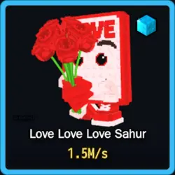 Diamond Love Love Love Sahur 1.5M s (Секретный персонаж)