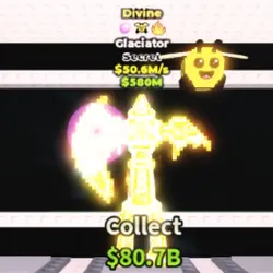 Divine Glaciator 50.6 M s (Секретный персонаж)