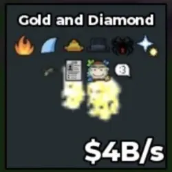 Divine Gold and Diamond 4B s - NEW and Lowest Exist Rare (Секретный персонаж)