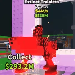 Extinct Tralalero Cursed Very RARE (Секретный персонаж)