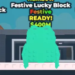 Festive Lucky Block Rainbow Festive and secury (Festive персонаж)
