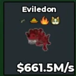 FR278# Eviledon 661.5M s With Meowl Traits (Секретный персонаж)