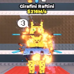 Girafini Raftini (Secret) - 216M s - 3 Traits (Секретный персонаж)